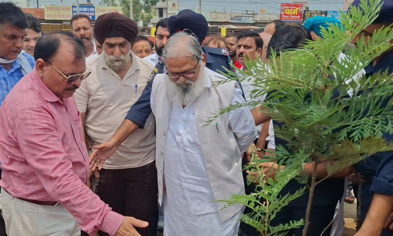 अंबाला में वन महोत्सव पर कैबिनेट मंत्री अनिल विज ने किया पौधारोपण