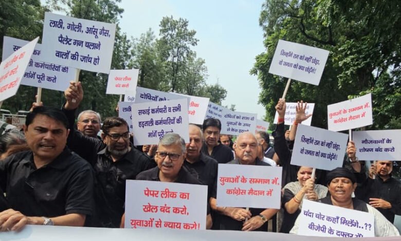 हरियाणा विधानसभा का पहला दिन हंगामे की भेंट, धक्का-मुक्की पर बवाल; 8 कांग्रेस विधायक सस्पेंड