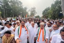 ज्ञानेश कुमार को हटाने की मांग पर हरियाणा कांग्रेस का प्रदर्शन, चंडीगढ़ में वाटर कैनन और हिरासत